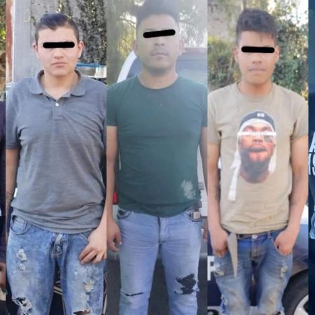 Detienen a cuatro hombres y a una mujer por presuntamente robar cable del alumbrado público  – El Sol de Toluca