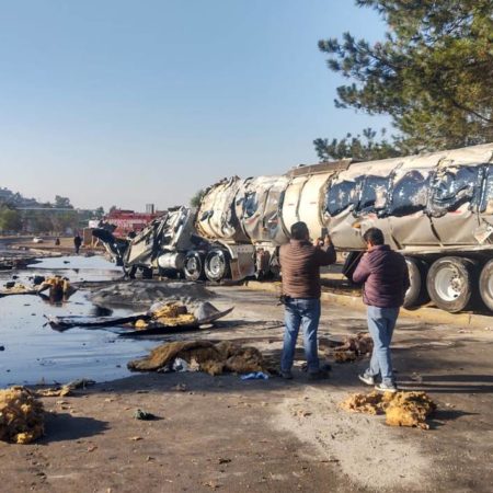 Tráiler cargado de combustible vuelca en Atlacomulco – El Sol de Toluca