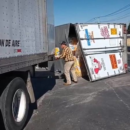 Tráiler vuelca sobre la autopista Peñón-Texcoco – El Sol de Toluca