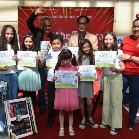 Premian a los ganadores del 3er Concurso de Dibujo Infantil organizado por El Sol de Toluca  – El Sol de Toluca